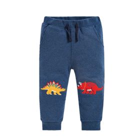 Boys' Pants Casual Sports Boys' Cotton Terry Cartoon Pants