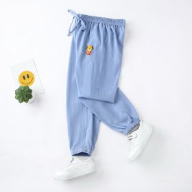 Denim Anti-mosquito Pants, Small And Medium-sized Children's Thin Trousers, Girls' Casual Pants, Baby Air-conditioned Bloomers