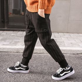 Boys' Pants Plus Velvet Thick Casual Pants