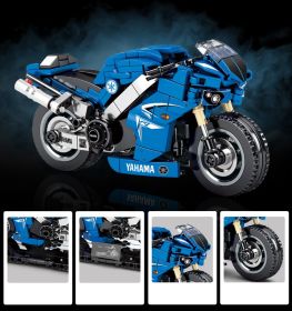 Children's Motorcycle Building Block Model Ornaments