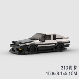 Small Particle Racing Car AE86moc Puzzle Assembled Children's Building Blocks Toy