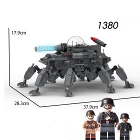 Compatible Building Blocks MOC Restore World Of Tanks KV99KV-44 Model Piecing  Boy Birthday Gift