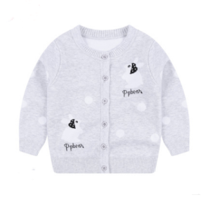 Children's sweater new girl cardigan jacket