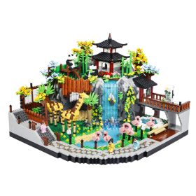 Building Series 822 Zoo Adult Assembled Building Ornaments Building Blocks