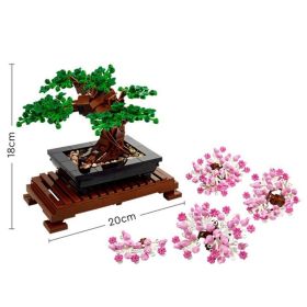 Welcome Pine Bonsai Building Block Assembly Toy