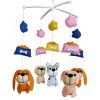 Baby Boy & Girl Bedding Rattle Toy, Crib Mobile [Pet Dog]