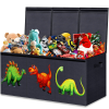 Toy Storage Box; Large Kids Toy Box Storage Box with Lid; Toy Storage Organizer; Foldable Sturdy Storage Box Organizer for Nursery; Playroom; Closet;