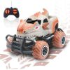 Toy Dinosaur RC Cars 1/43 Scale 27MHz Toy Dinosaur RC Cars; 9mph Max Speed; Monster Truck for Toddlers Birthday Gifts