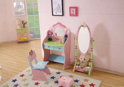 Kids Funnel Olivia the Fairy Girl's Dressing Table with Chair