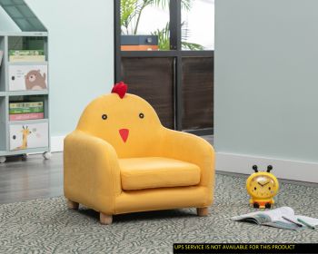 Beautiful Kids Chair 1pc Chicken Grey