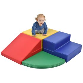 Soft Climb and Crawl Foam Playset; Safe Soft Foam Nugget Block for Infants; Preschools; Toddlers; Kids Crawling and Climbing Indoor Active Play Struct