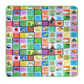 2 Sides Foldable Kids Play Mat Soft Foam Baby Toddlers Crawling Mats Non-Slip Waterproof Play Mat