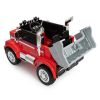 12V Kids Battery Electric Ride On Car Toy; Optimus Prime Truck with Remote Control; Transformers Die-Cast Vehicle W/ Music; Rear Loader; Red