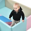 Soft Foam Ball Pit for Toddlers Crawling; 59 x 43 inch Indoor Toy Kids Ball Pool Playpen; Foldable & Portable Easy Clean Babies Soft Ball Pool; Balls