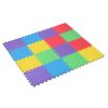 16Pcs Kids Puzzle Exercise Play Mat Interlocking Non-Toxic EVA Floor Mat Multi-Color Anti-Skid Playmat