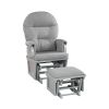 Madison Glider &amp; Ottoman Gray/Oyster