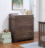 Grayson Changing Station Rustic Barnwood