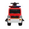 Kids Electric Ride on Fire Truck 6V Battery Powered Fire Fighting Truck with LED Lights; Music and Horn; Red+Black