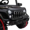 12V Electric Ride On Cars Kids Battery-Powered SUV with Remote Control W/ MP3 Player; LED Headlights; Black