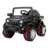 12V Electric Ride On Cars Kids Battery-Powered SUV with Remote Control W/ MP3 Player; LED Headlights; Black