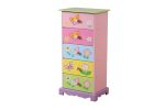 Kids Funnel Olivia the Fairy 5 Drawer Tallboy Unit