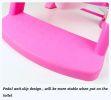 Bosonshop Kid's 3 in 1 Potty Training Toilet Seat with Adjustable Ladder, Pink