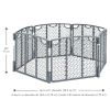 Versatile Play Space Adjustable Freestanding Playard; 6-Panels; Cool Gray