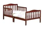 Baby Toddler Bed Solid Wood Bedroom Furniture with Safety Grab Bars