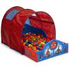 Spiderman Sleep and Play Toddler Bed with Tent and Built-in Rails