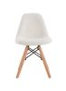 D&amp;N Kids Chair ; Teddy Febrics; White; 2 pcs per set