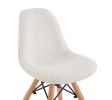 D&amp;N Kids Chair ; Teddy Febrics; White; 2 pcs per set