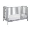 Celeste 3-in-1 Convertible Island Crib Light Gray