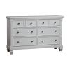 Glendale 6 Drawer Dresser Pure White