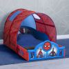 Spiderman Sleep and Play Toddler Bed with Tent and Built-in Rails