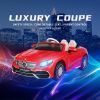 12V Kid Ride on Car with Parental Remote Control; Licensed Maybach S650 Electric Vehicle with MP3; Bluetooth; Music; LED Lights; for Children 3-8; Red