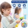 Suction Toys For Baby; Bath Toys For Kids Ages 4-8; 40pcs Toddler Stress Release Sensory Toys; Silicone Suction Cup Animal With Dinosaur Eggshell Stor