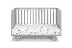 Livia 3-in-1 Convertible Island Crib Gray/Gray