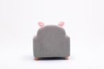 Beautiful Kids Chair 1pc Rabbit Grey