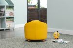 Beautiful Kids Chair 1pc Cat Yellow