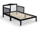 Birdie Toddler Bed Black/White