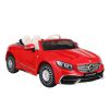 12V Kid Ride on Car with Parental Remote Control; Licensed Maybach S650 Electric Vehicle with MP3; Bluetooth; Music; LED Lights; for Children 3-8; Red