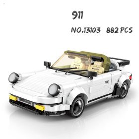 13103-13175 Technology Series Sports Car Assembling Small Particle Building Blocks