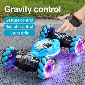 4WD Gesture Sensor Toy Car; Double-Side Rotation Off-Road Vehicle 360Â¬âˆž Flip With Light And Music; Birthday Toy Car For Boys And Adults; Hand Controll (Items: Twisting Car Double Remote Control)