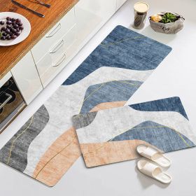 Washable Decorative Bedroom Rugs Non Slip Kitchen Mat Bathroom Doormat (Main Color: Style 10, size: 40 x 120 cm)