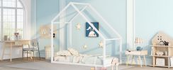 Twin Size Metal House Bed Kids Bed