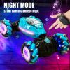 4WD Gesture Sensor Toy Car; Double-Side Rotation Off-Road Vehicle 360Â¬âˆž Flip With Light And Music; Birthday Toy Car For Boys And Adults; Hand Controll