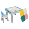 Kids Activity Table Set Multi Activity Table Set with Storage Area With 300PCS Building Blocks